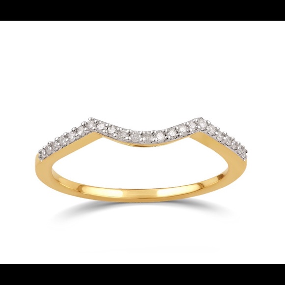 1/3 CCTW genuine diamond 10k Yellow Gold ring 💍 - Picture 3 of 4